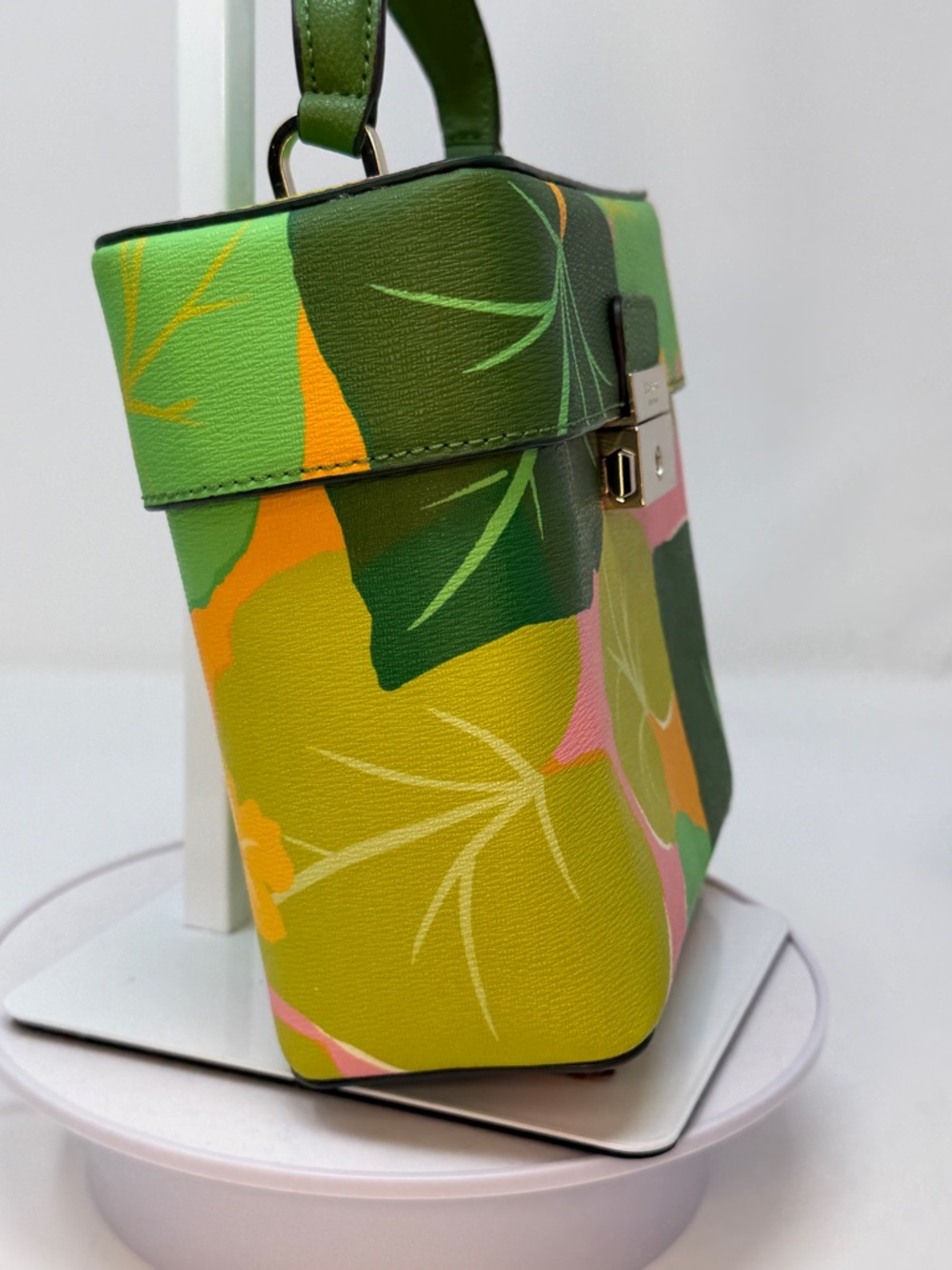 Kate Spade Voyage Cucumber Floral Small Top-Handle Crossbody - Picture 9 of 13